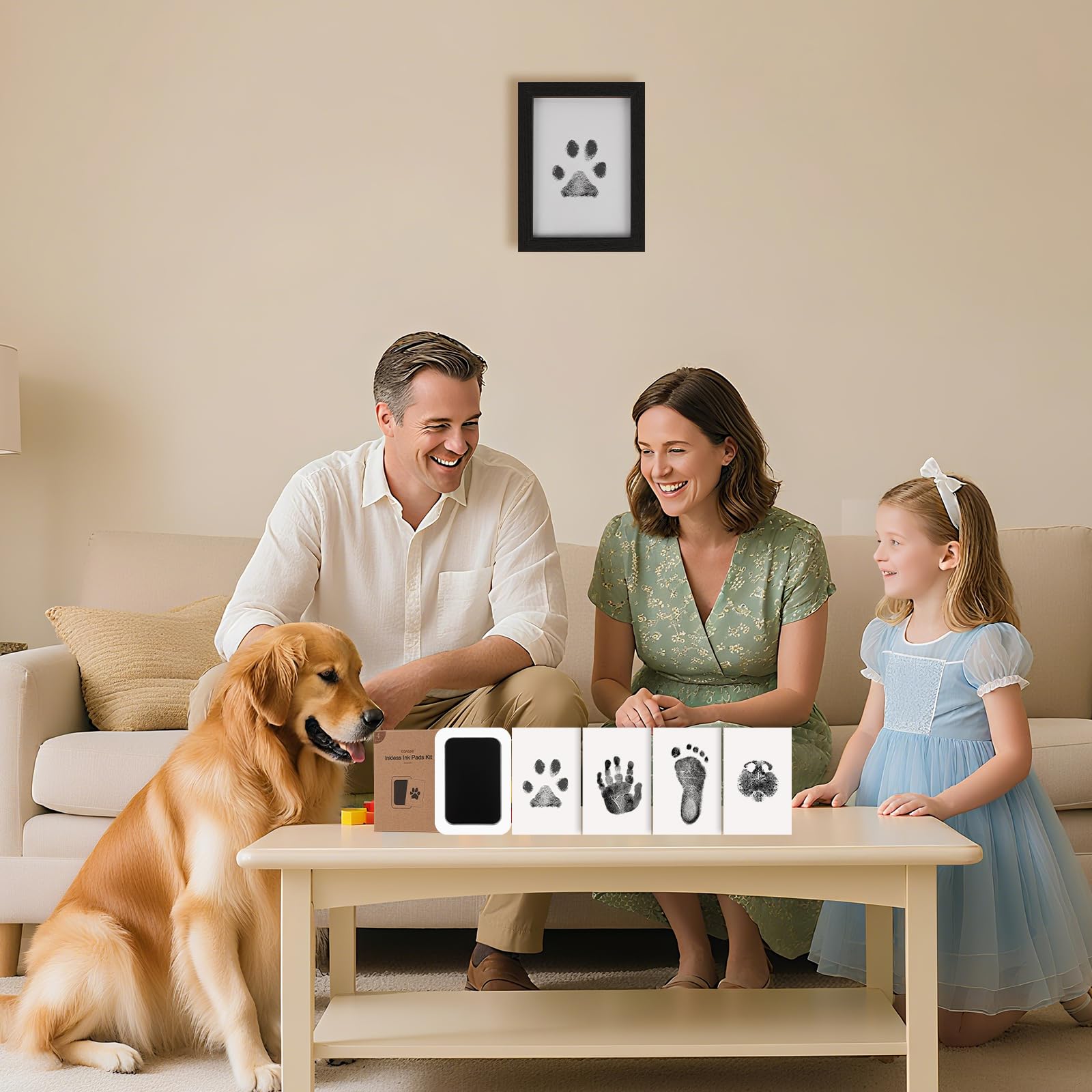 catose Inkless Paw Print Kit quick-dry prints minimize smudges