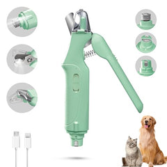 CATPICK 2-in-1 nail clippers side view for easy handling.