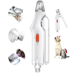 CATPICK 2in1 nail clippers front view showing dual clip and grind functionality for pets