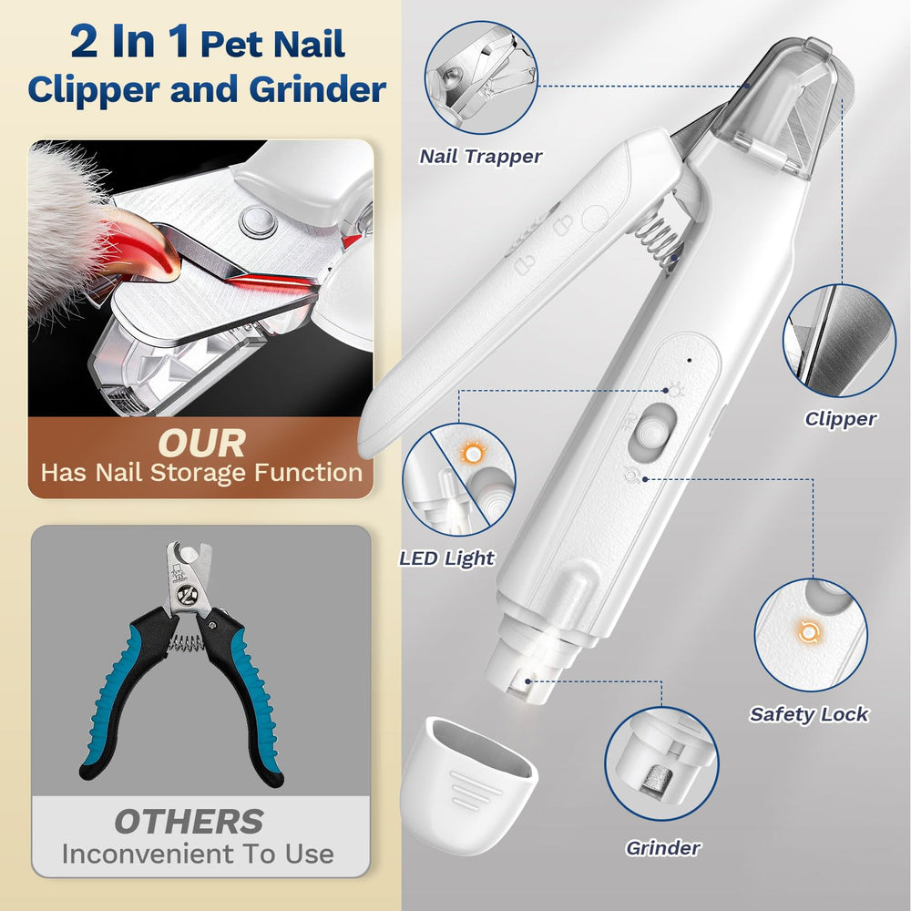 Catpick care safety guard helps control trimming depth safely.