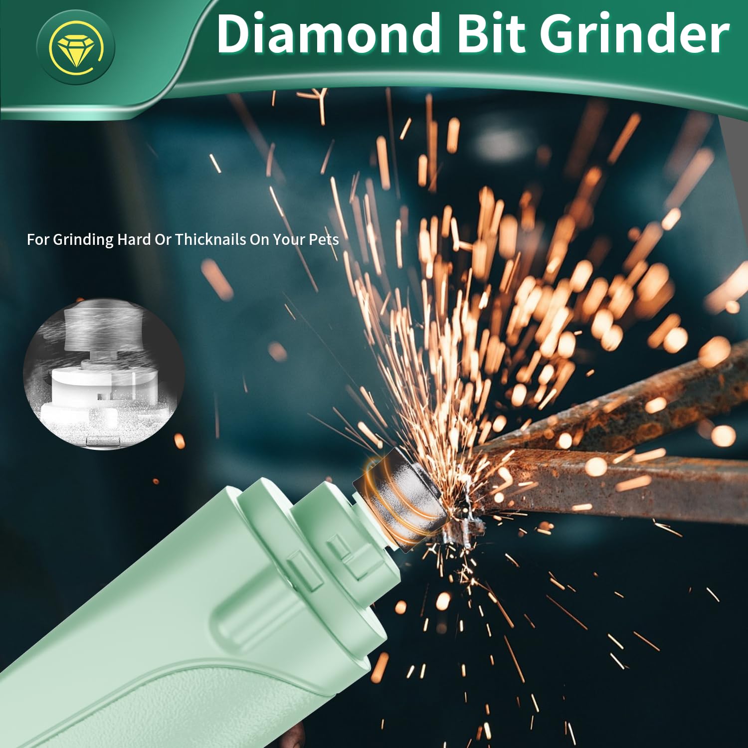 CATPICK 2-in-1 clipper-grinder in one tool.