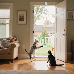 CATPICK door-hanging cat toy with realistic motion for curiosity