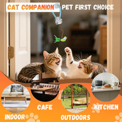 CATPICK Doorway Cat Toy setup demonstrates quick, ready-to-use enrichment for indoor cats.