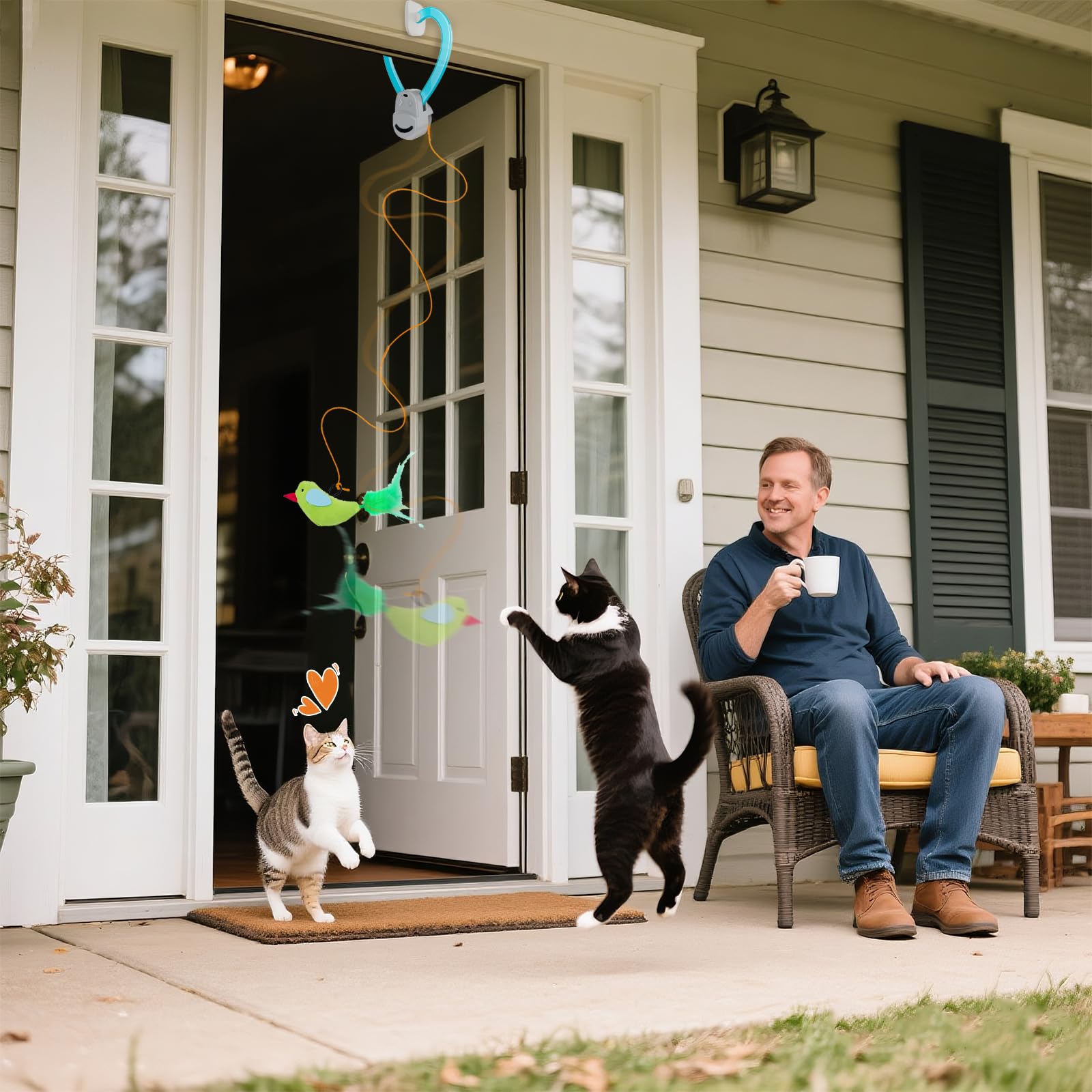 CATPICK durable-door-frame-cat-toy built lightweight and safe for long sessions