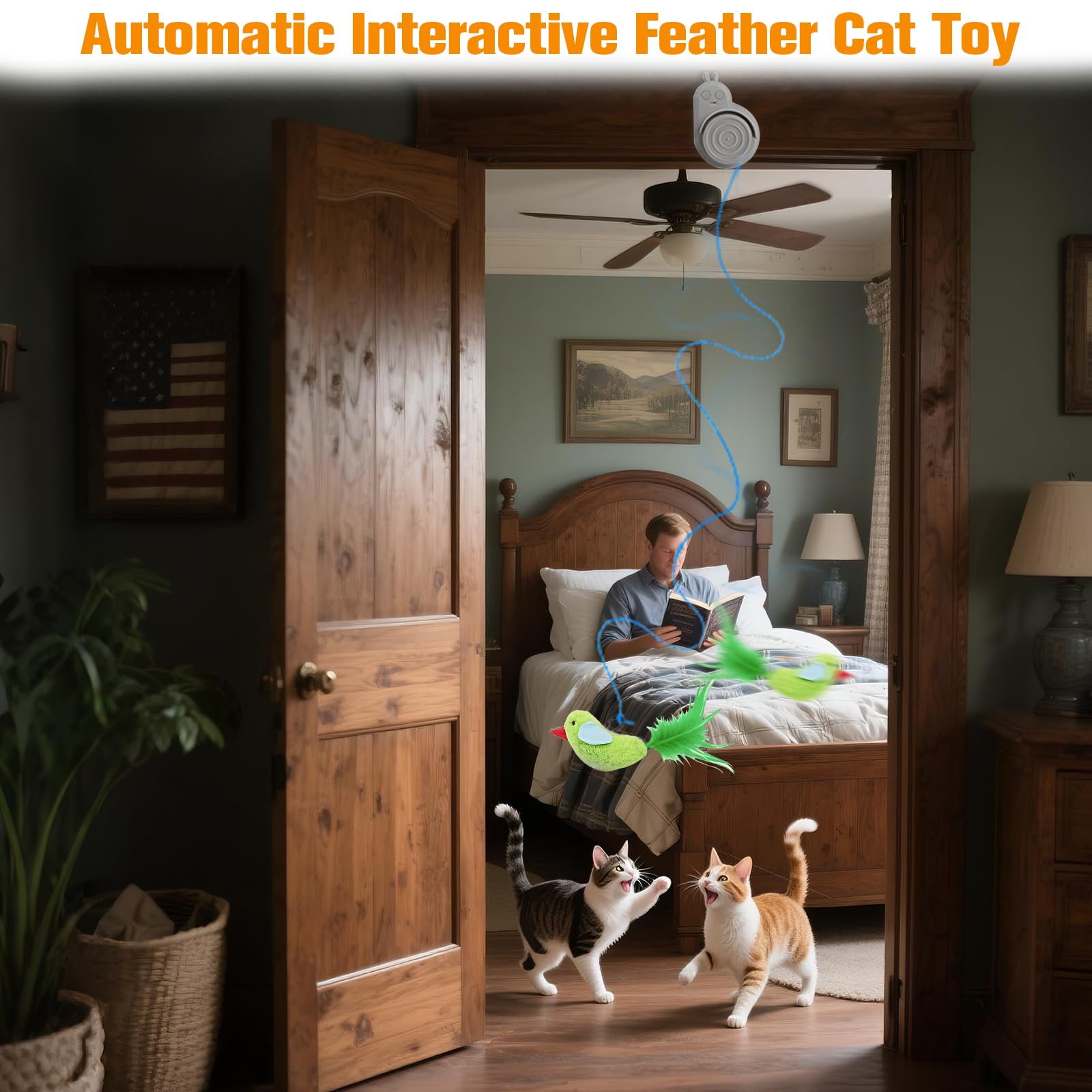 CATPICK elastic strings adjustable length enable versatile play styles