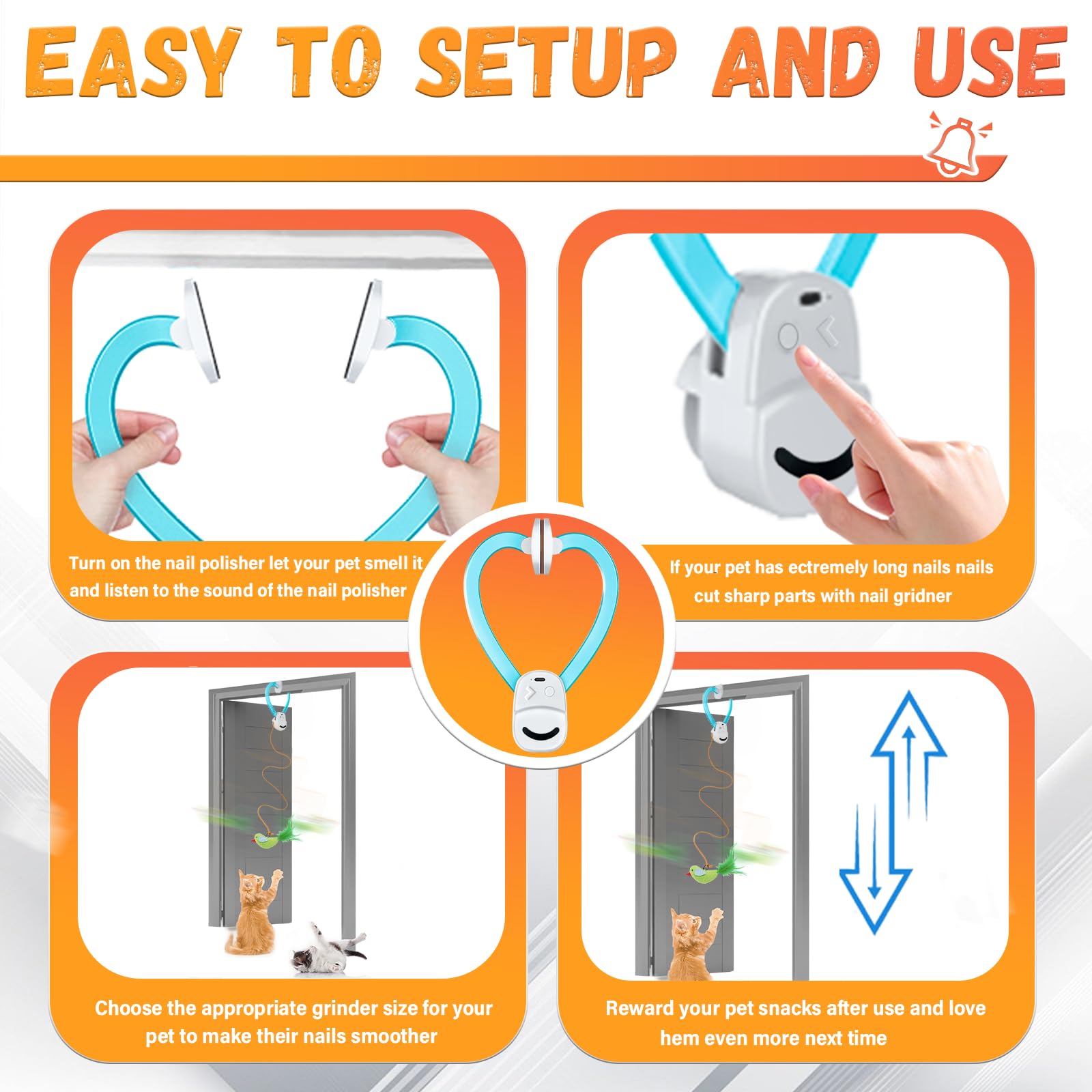 CATPICK elastic strings adjustable length support varied play styles and multi-cat setups.