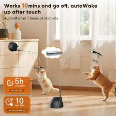 CATPICK suction-base keeps toy secure on smooth surfaces for uninterrupted play