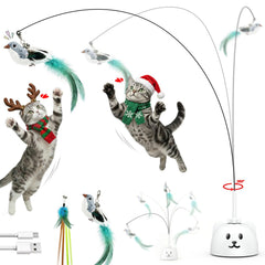 Catpick Joy 360 spin toy base shows strong suction for secure indoor play.
