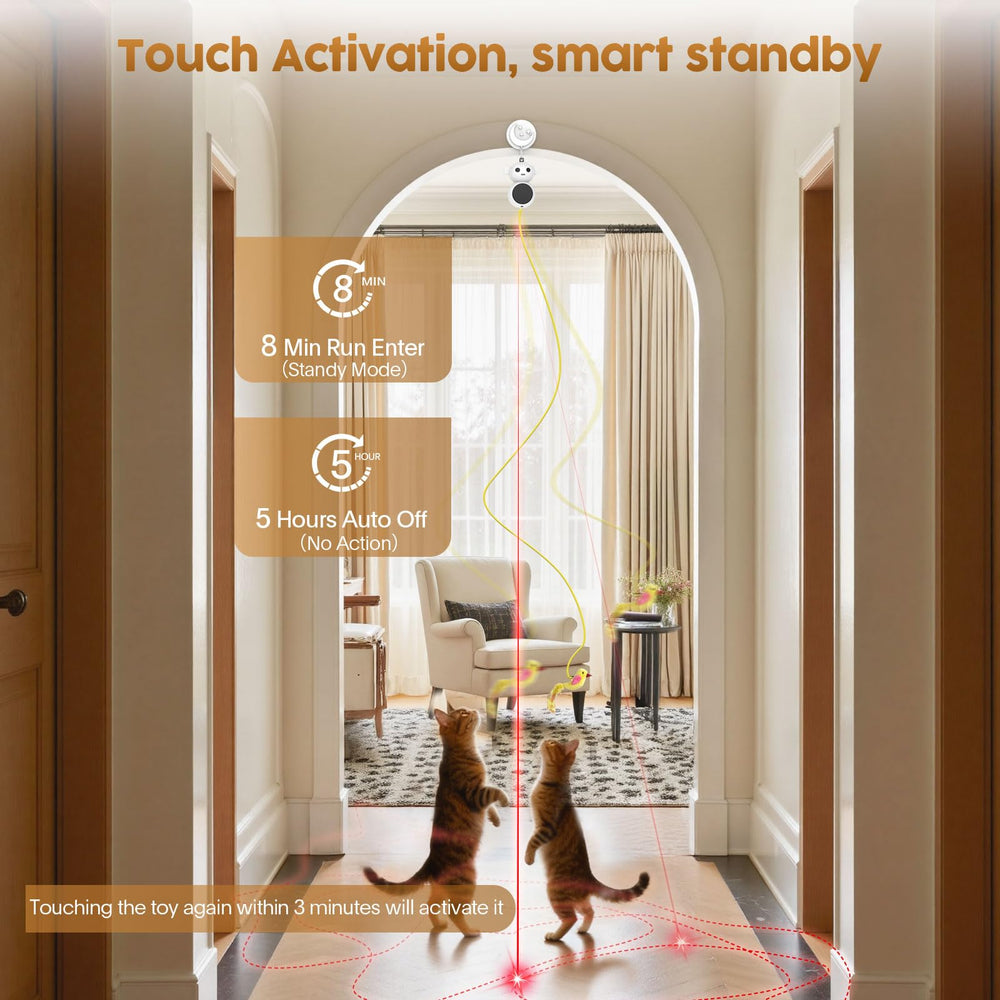 Catpick joy adjustable-speed-controls lets you tailor energy levels.