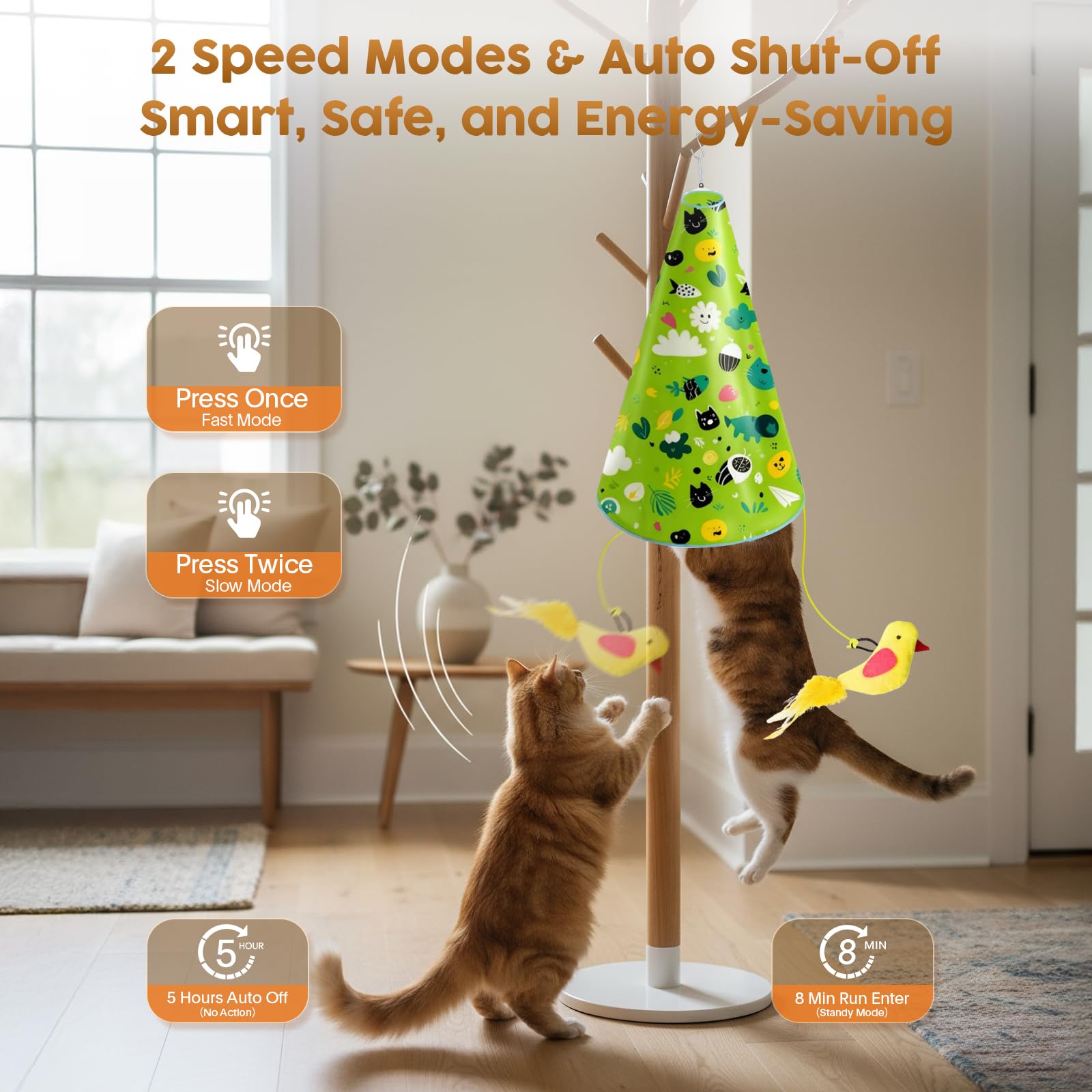 Catpick joy hands-free automatic play keeps cats active without supervision.