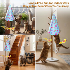 Catpick Joy hands-free automatic play keeps cats engaged without constant supervision.