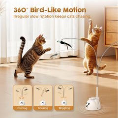 Catpick Joy silicone-sleeved rod protects furniture during safe play.