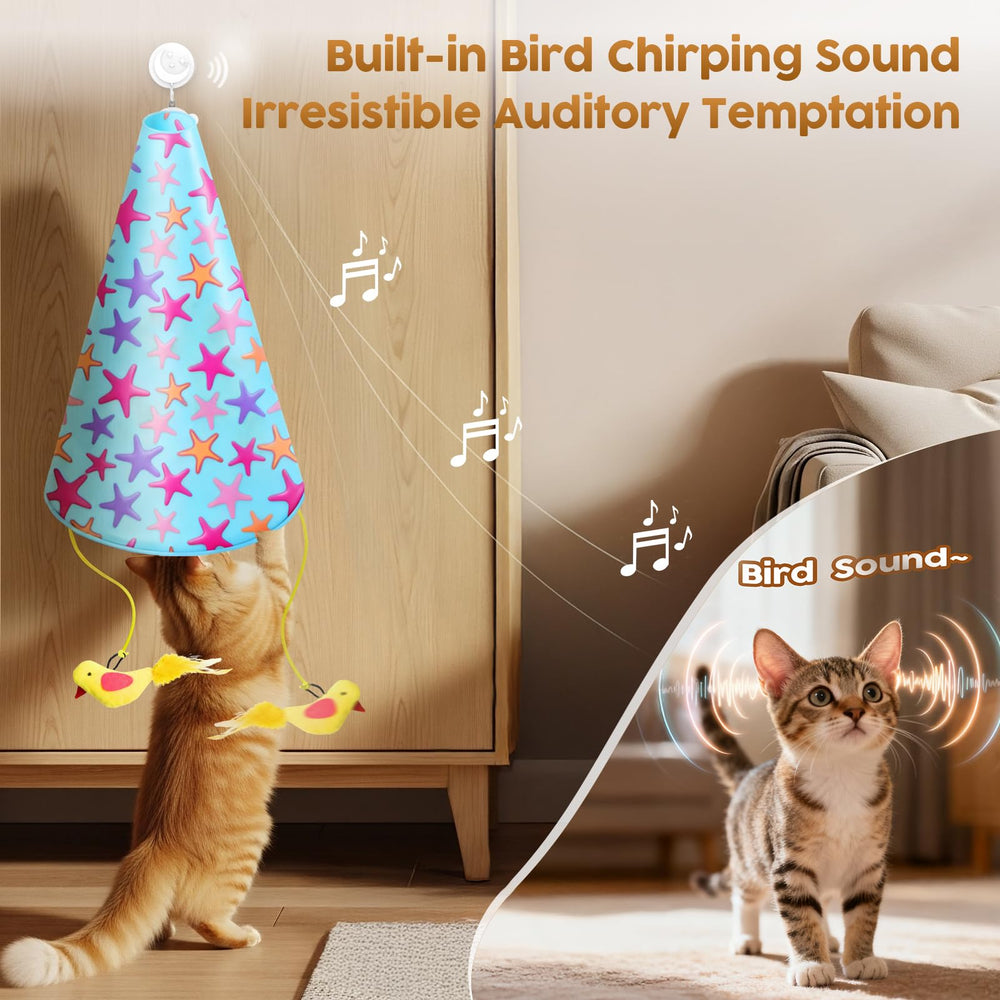 Catpick Joy touch-activated puzzle toy rewards paws with cause-and-effect learning.