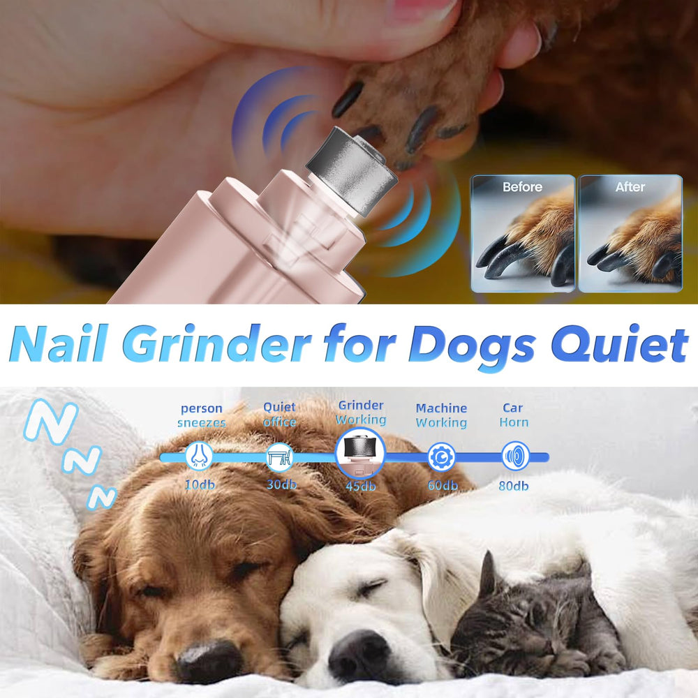 CATPICK LED trim sight helps avoid over-grinding during clipping.