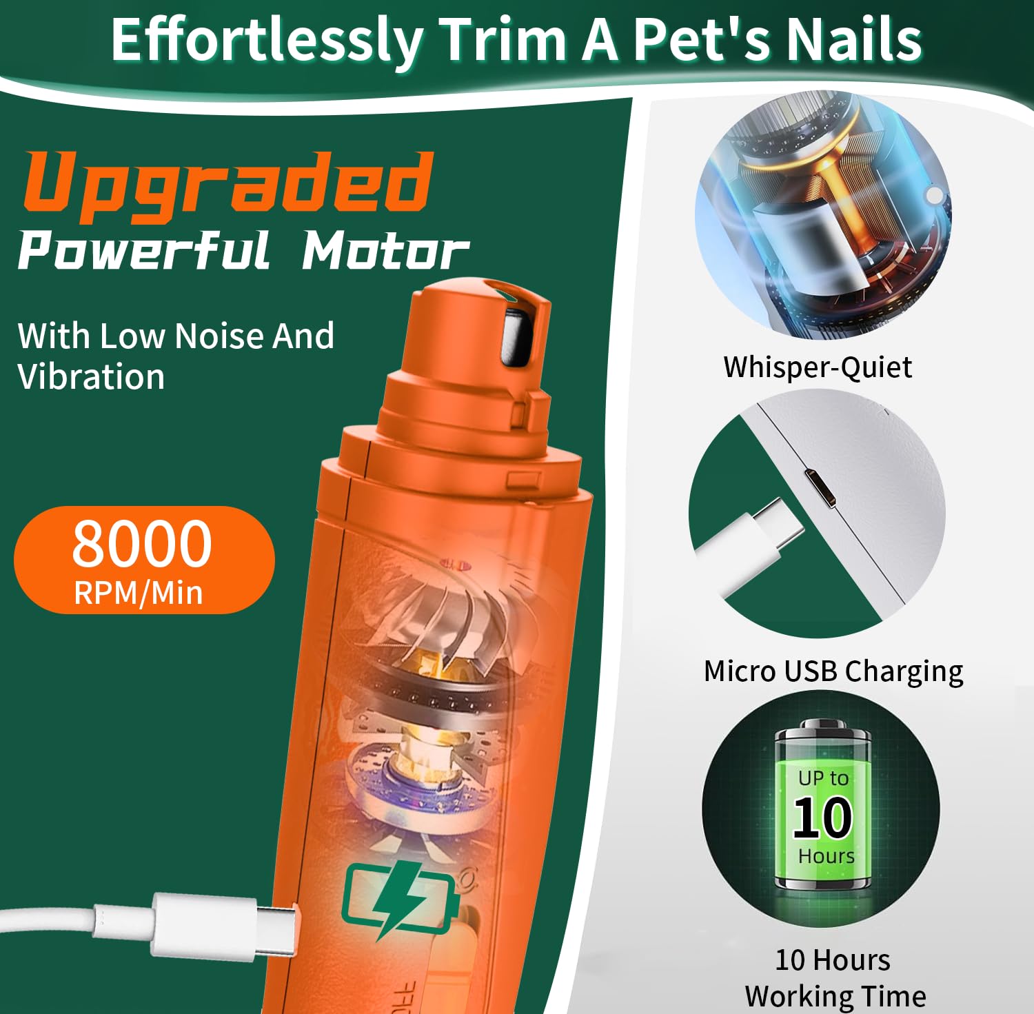 CATPICK LED visibility during trimming improves accuracy in low light