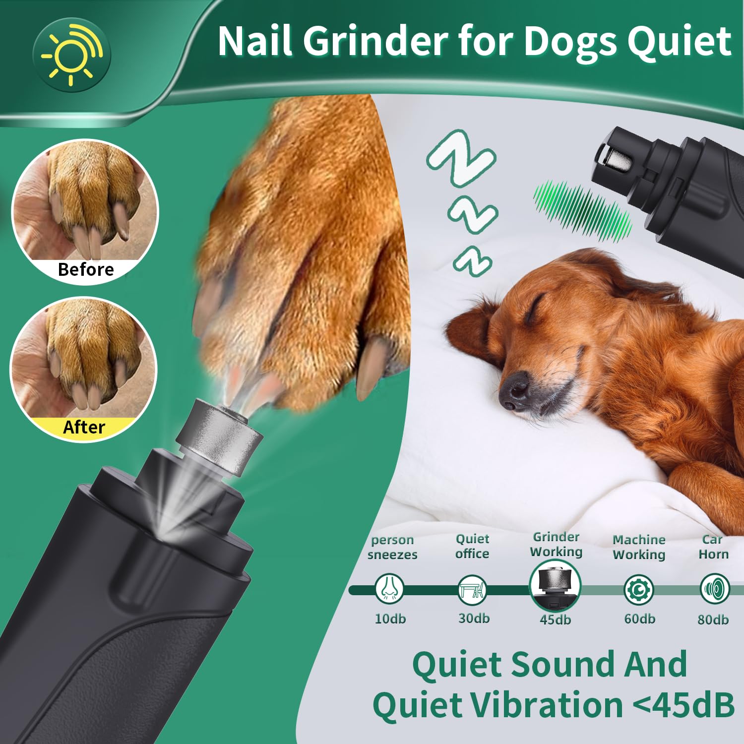 CatPICK low-noise pet nail clipper provides calm grooming experiences.