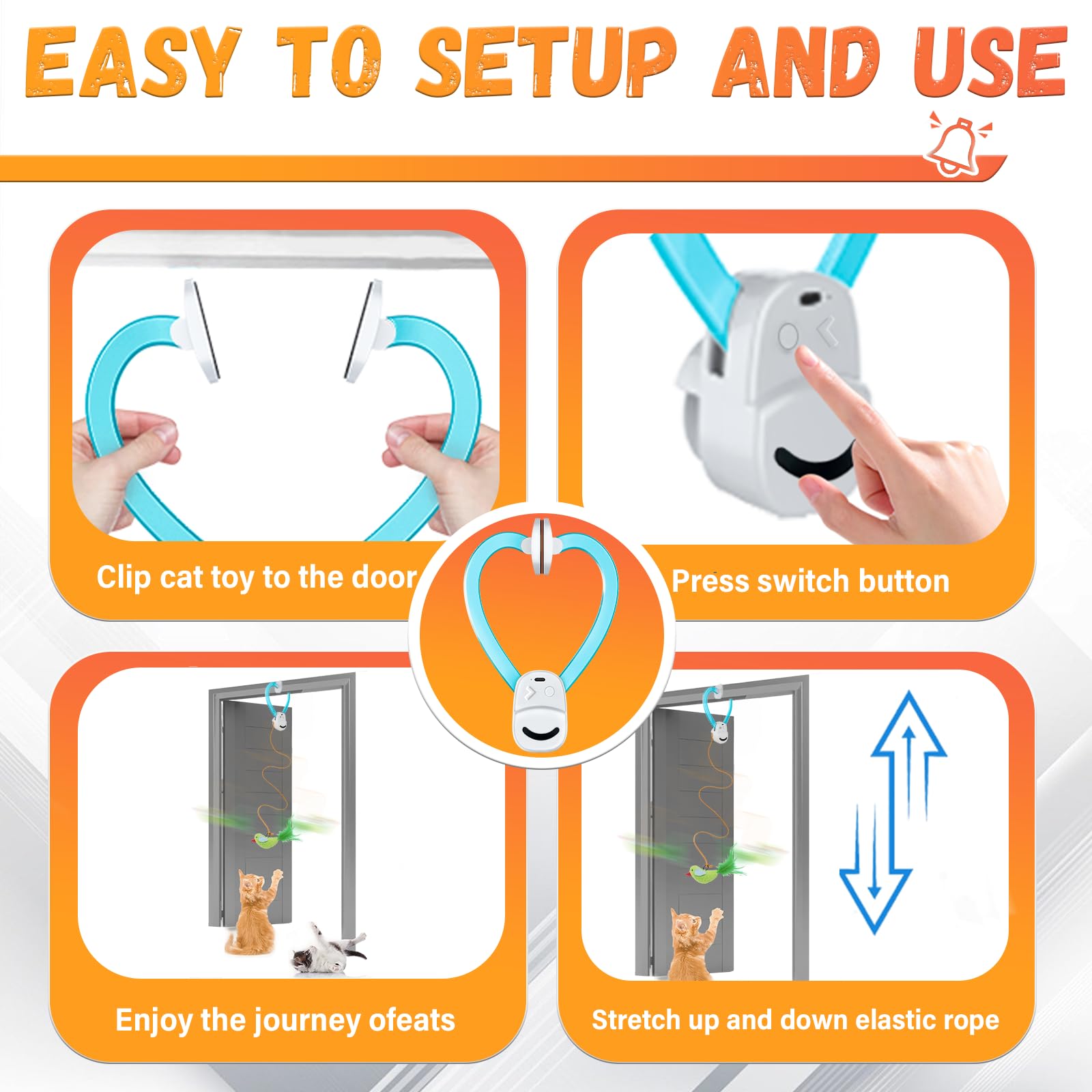 CATPICK multi-cat-stimulation-tile demonstrates shared play for households