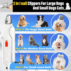 CATPICK nail grinder with light for smoothing nails at home.