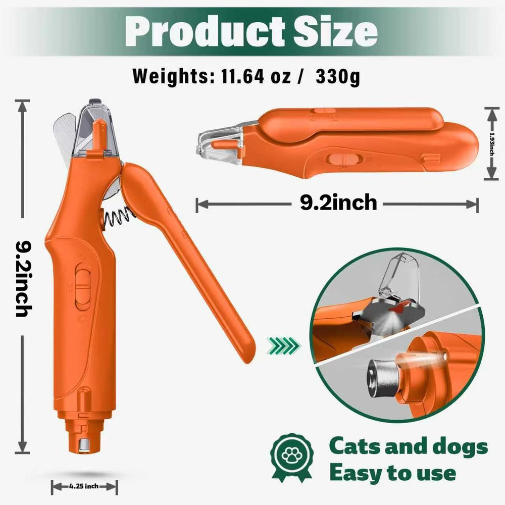 CATPICK quick sensor guides nail trimming with lighted feedback for confident grooming.