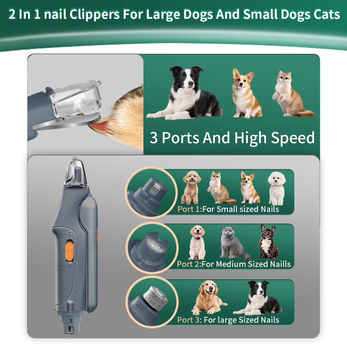 CATPICK quiet nail clipper reduces pet anxiety during trimming