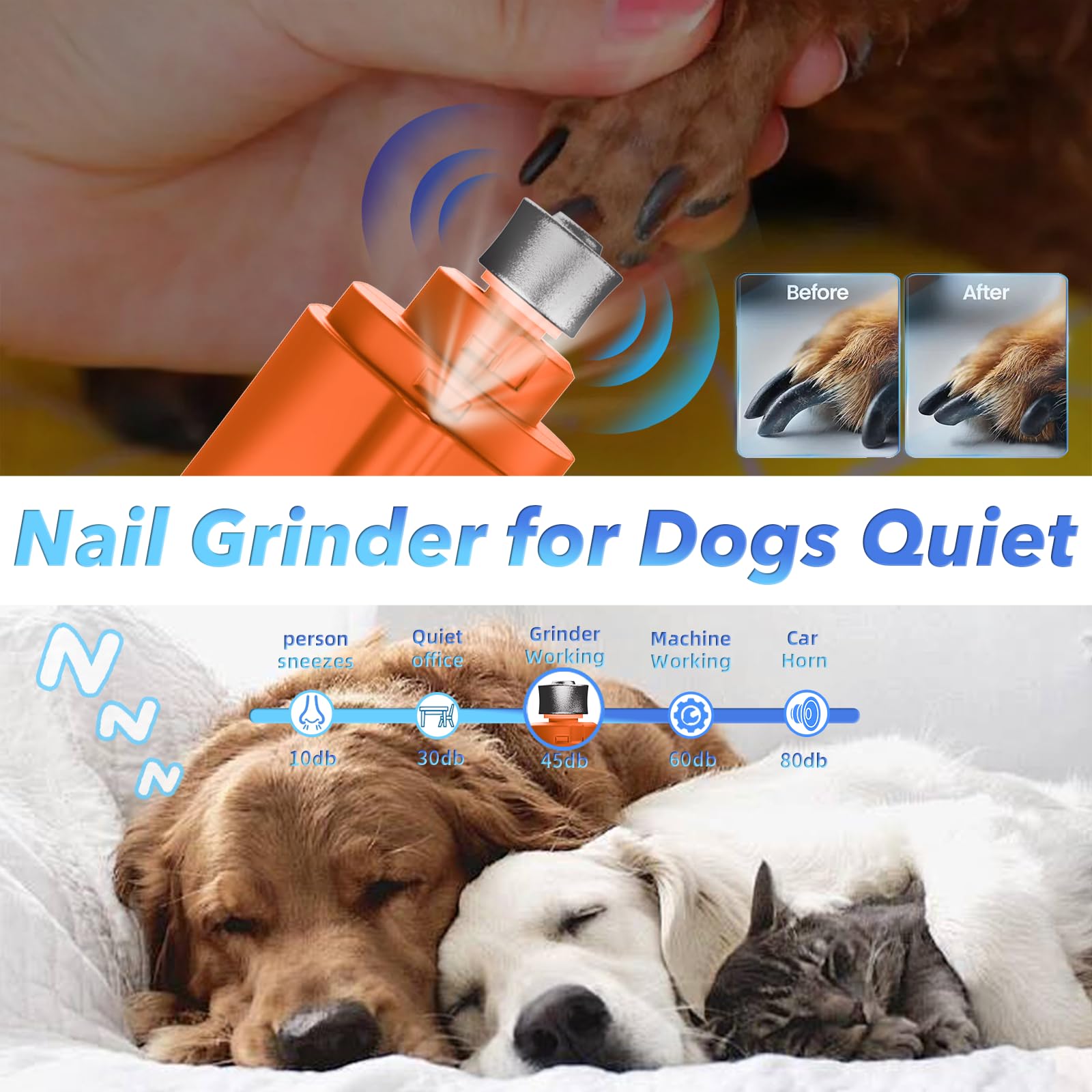 CATPICK safety guard prevents over-trimming for safer nail care.