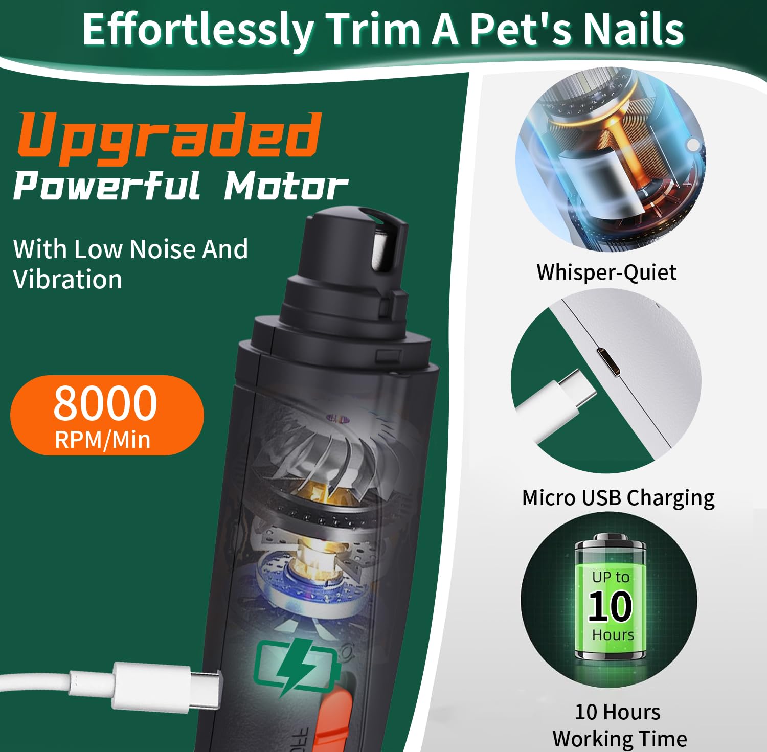 CatPICK stainless steel nail clipper offers durable, accurate trims.
