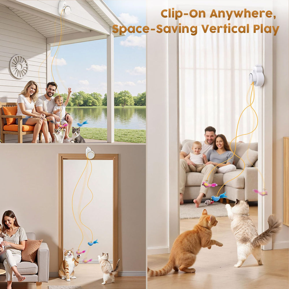 Catpick toy usb-rechargeable-housing supports daily use across rooms.