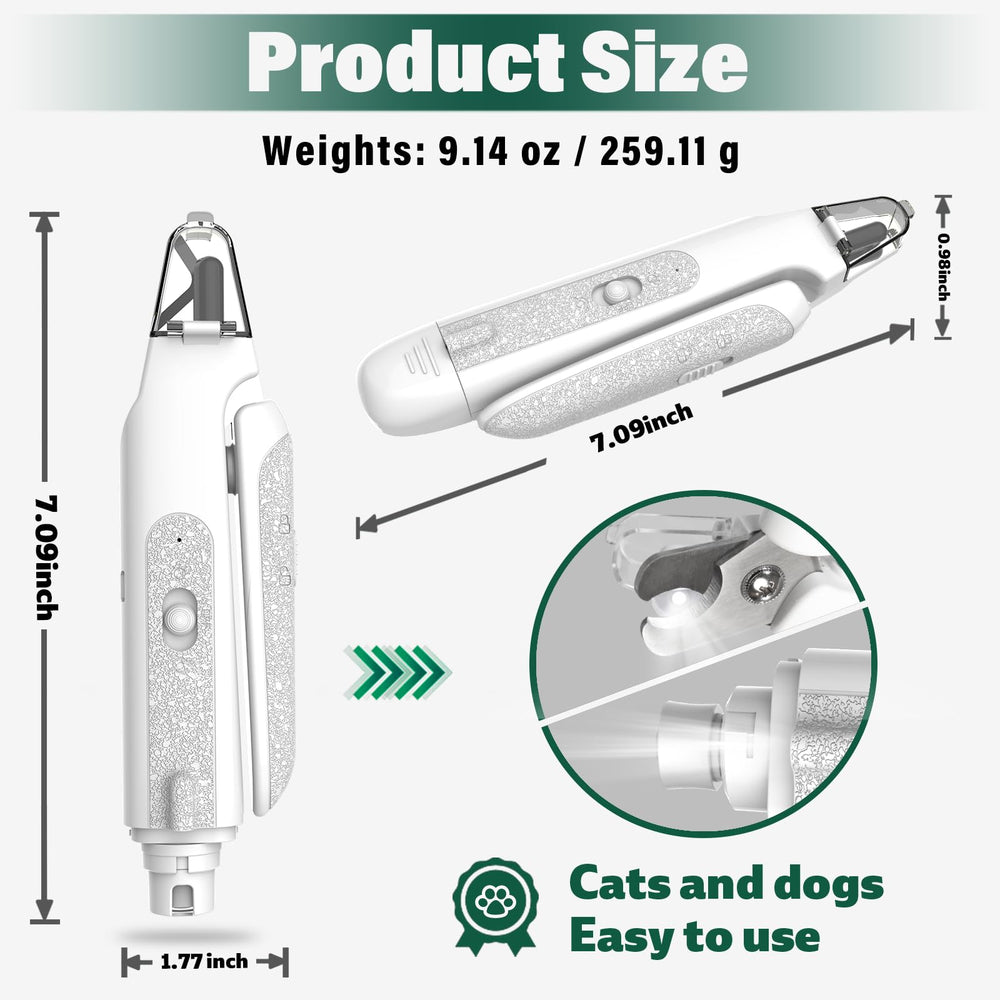 CATPICK USB rechargeable nail trimmer for cordless convenience