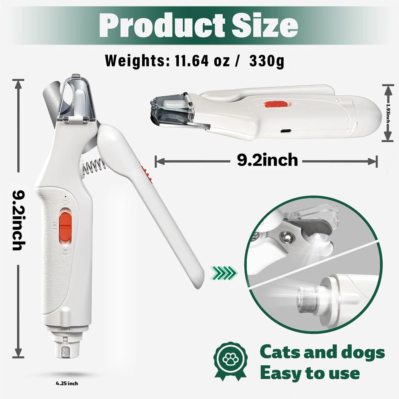 CATPICK veterinarian-recommended paw trimmer for home grooming.