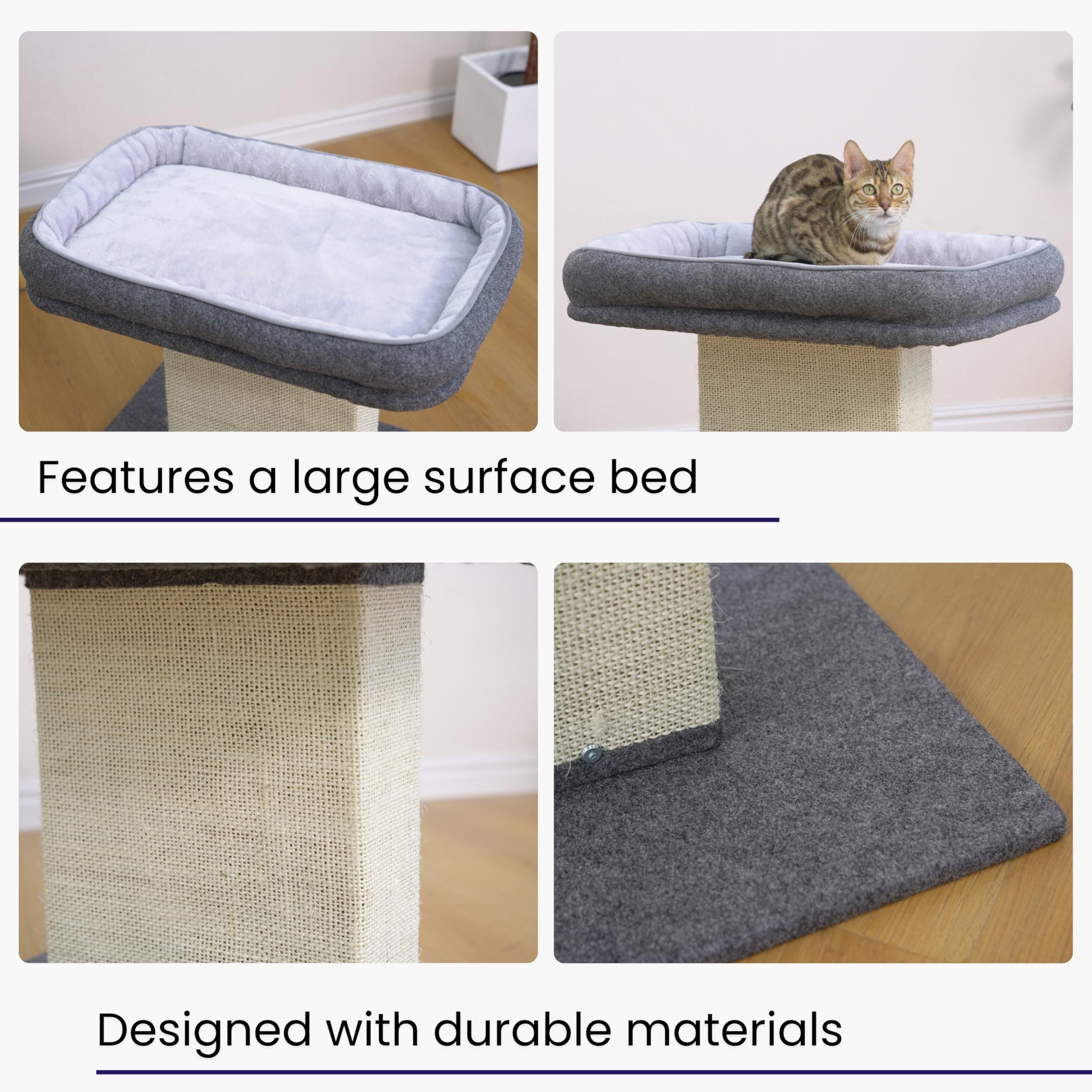 Catry Mellow cat-enrichment highlights engaging design for scratching and exploration.