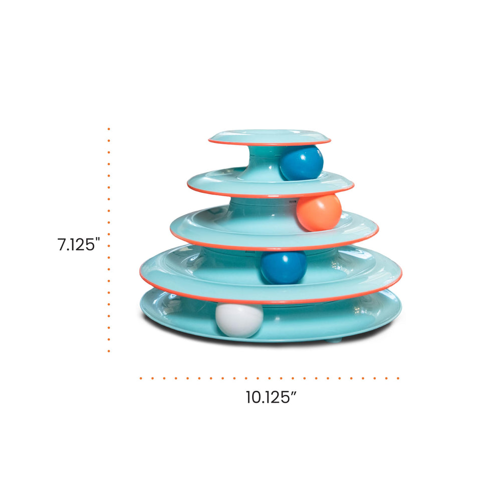 Catstages Chase Meowtain closed-top design helps prevent paws getting stuck during exploration