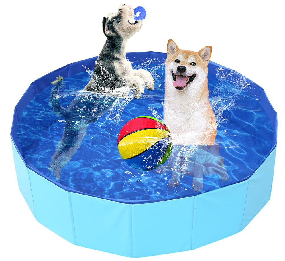 Folded Cdycam birthing pool shown for compact storage and travel convenience.