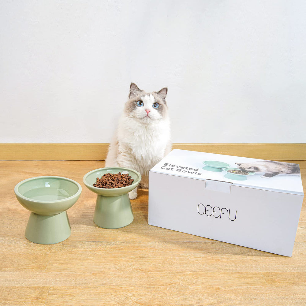 CEEFU anti-tip design bowls demonstrating stability