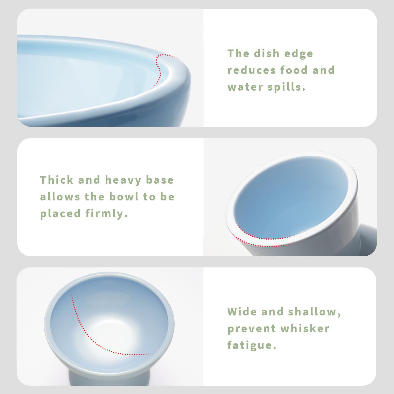 CEEFU elevated cat bowls highlight whisker-friendly design for easy reach