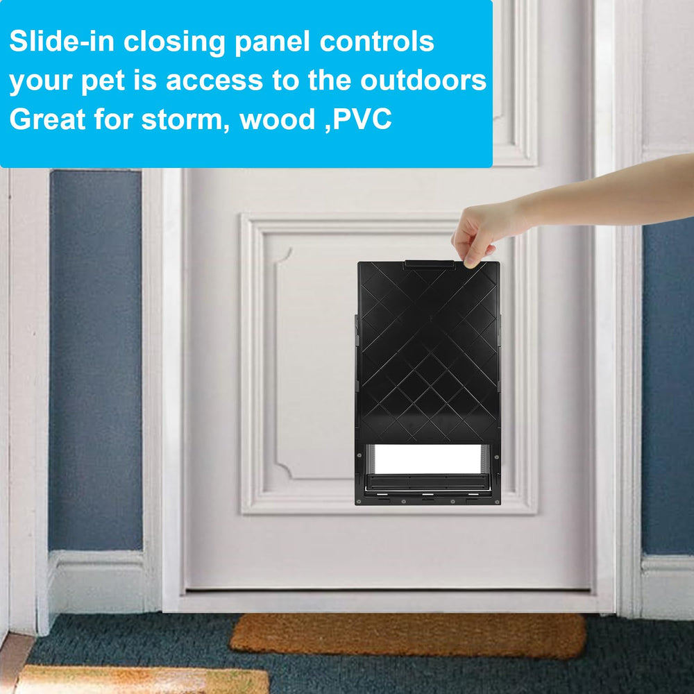 CEESC dog door size chart helps choose the right fit for small dogs and cats