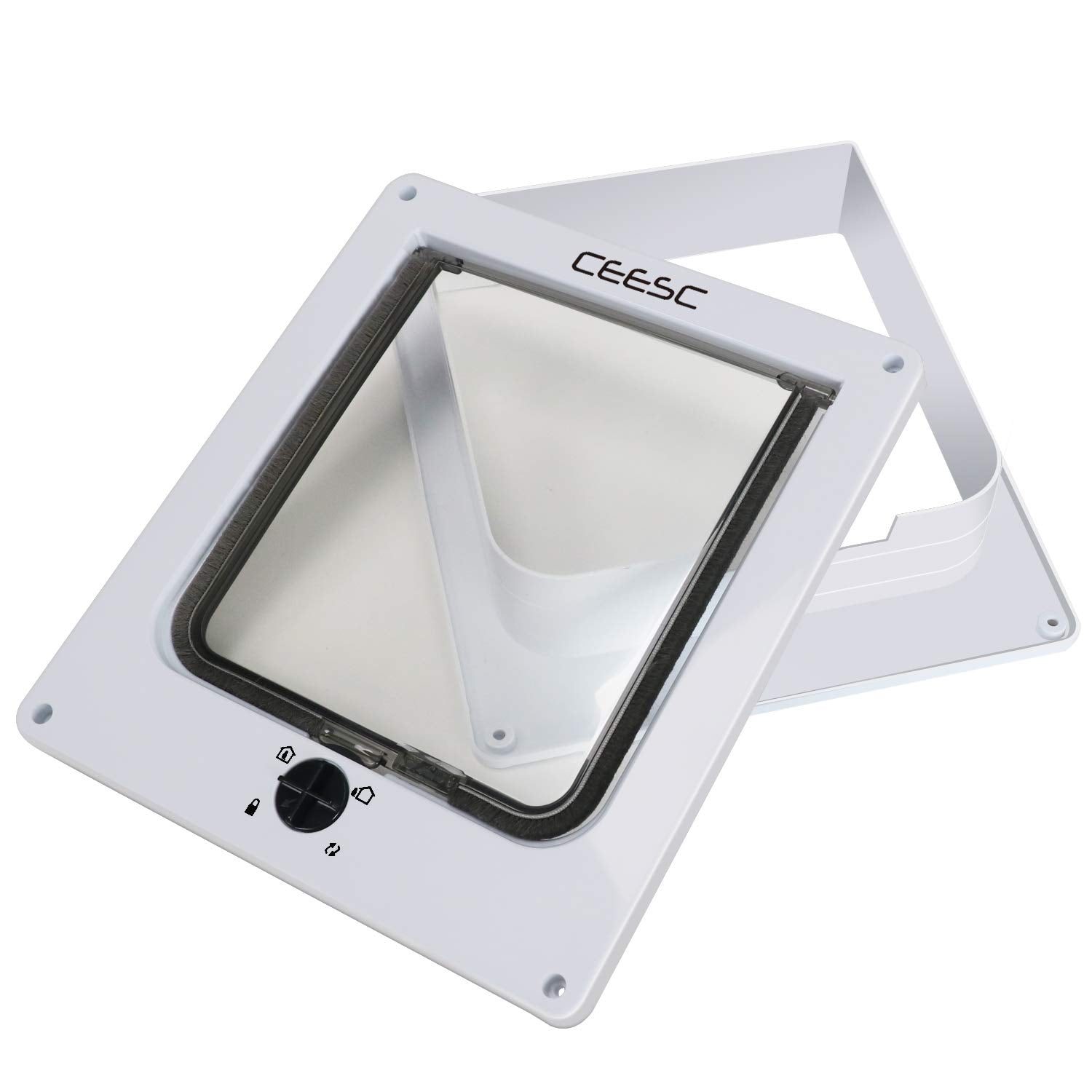 CEESC large cat door cat-passage-use shows easy access through doors or walls.