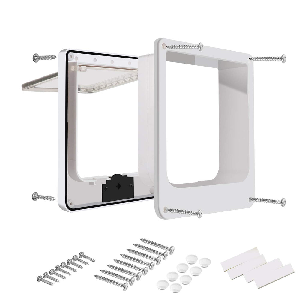 CEESC large cat door tunnel-depth-cut demonstrates customizable depth for your door.