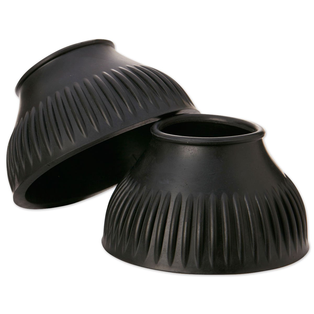 Centaur bell boots side view highlighting ribbed pull-on design for secure, easy fitting.