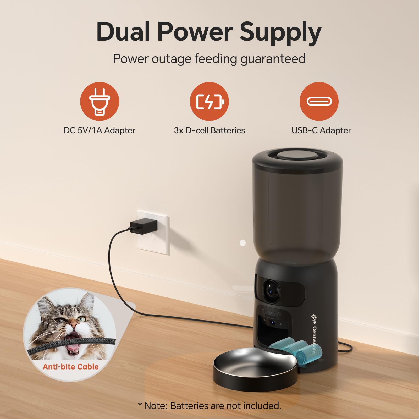 Centvicam 2-way audio with laser toy supports interactive pet play