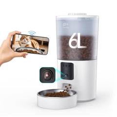 Centvicam cat feeder 1080p camera view enables remote monitoring and peace of mind.