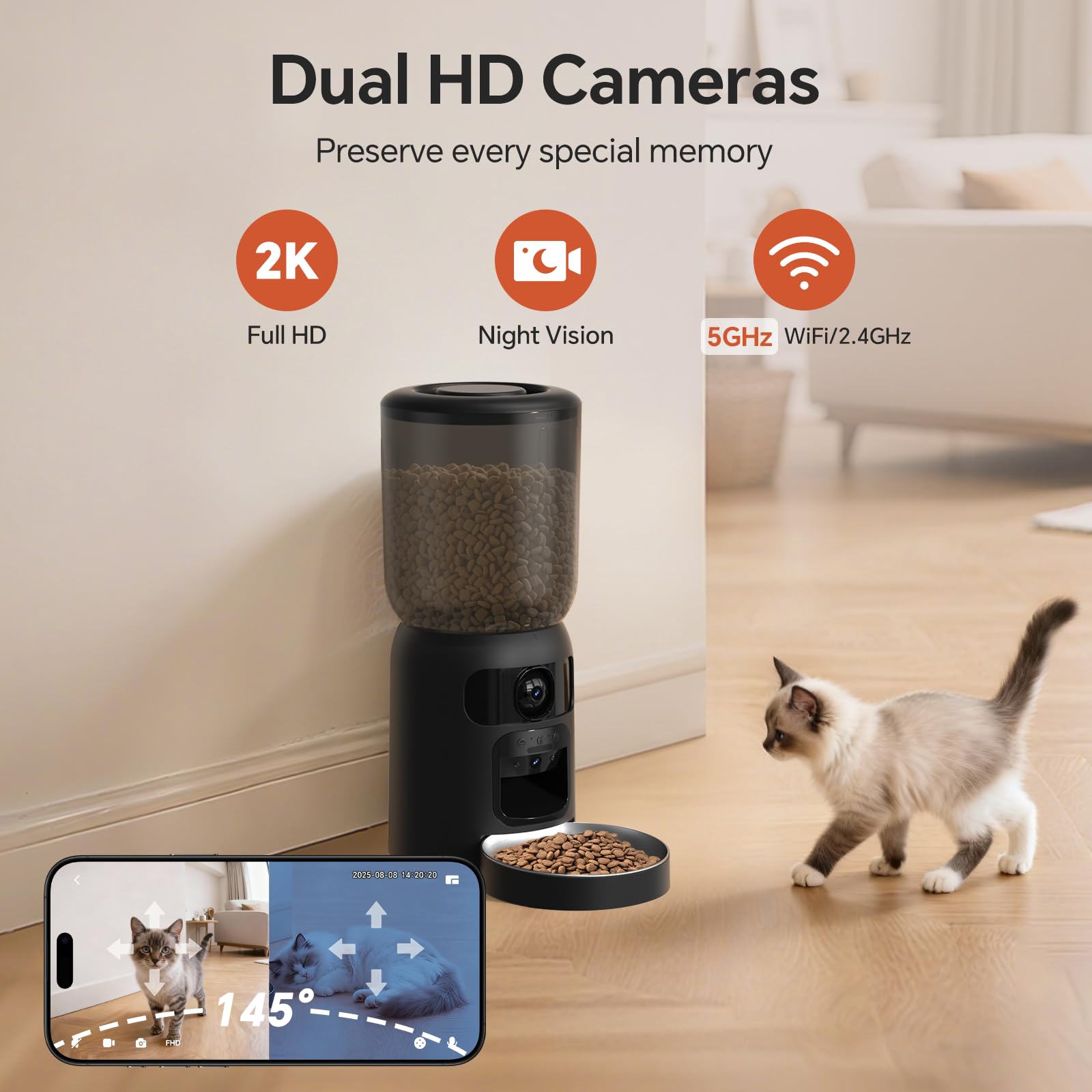 Centvicam 2K camera night vision enables after-dark monitoring