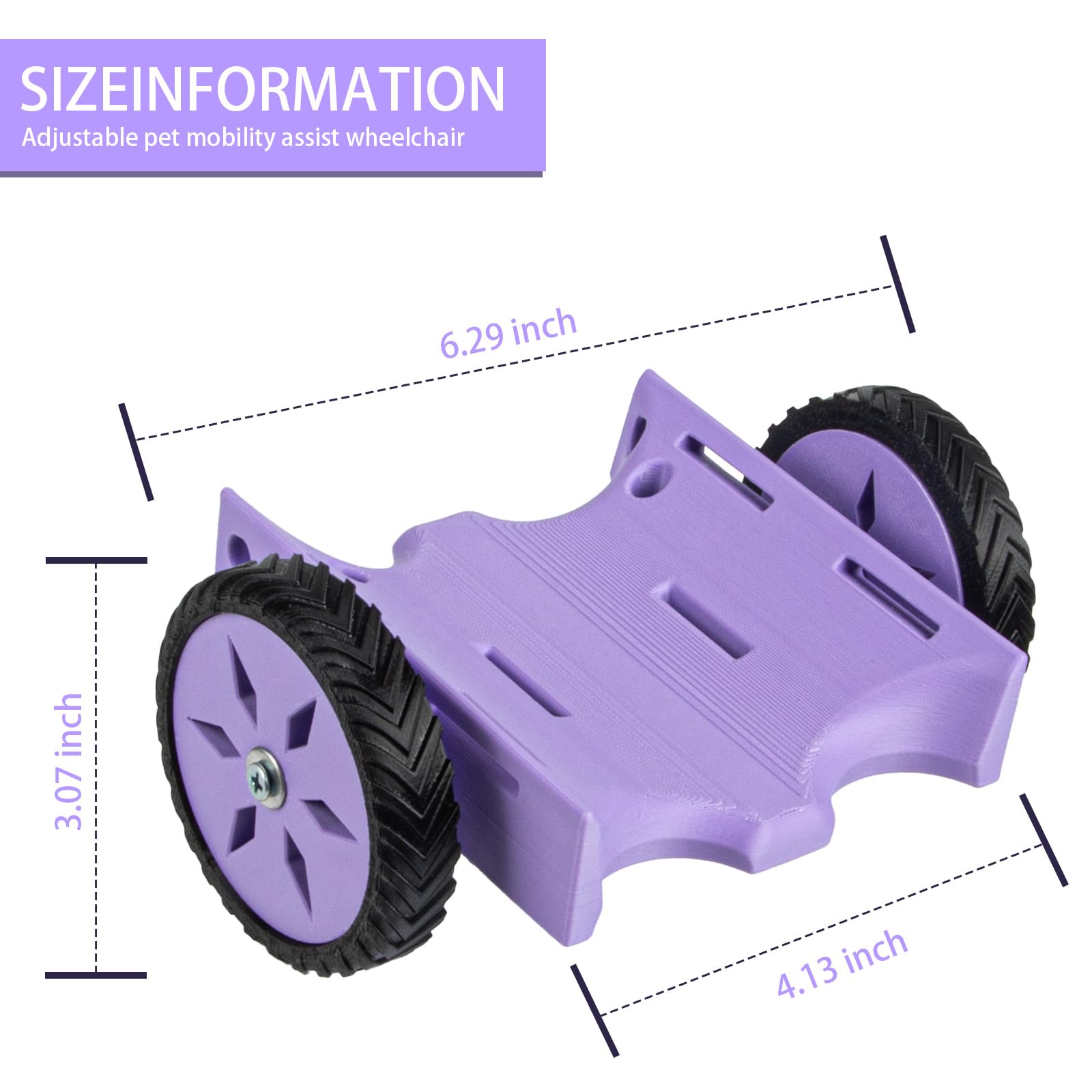 CeoNic adjustable straps on a small rabbit provide a custom, secure fit.