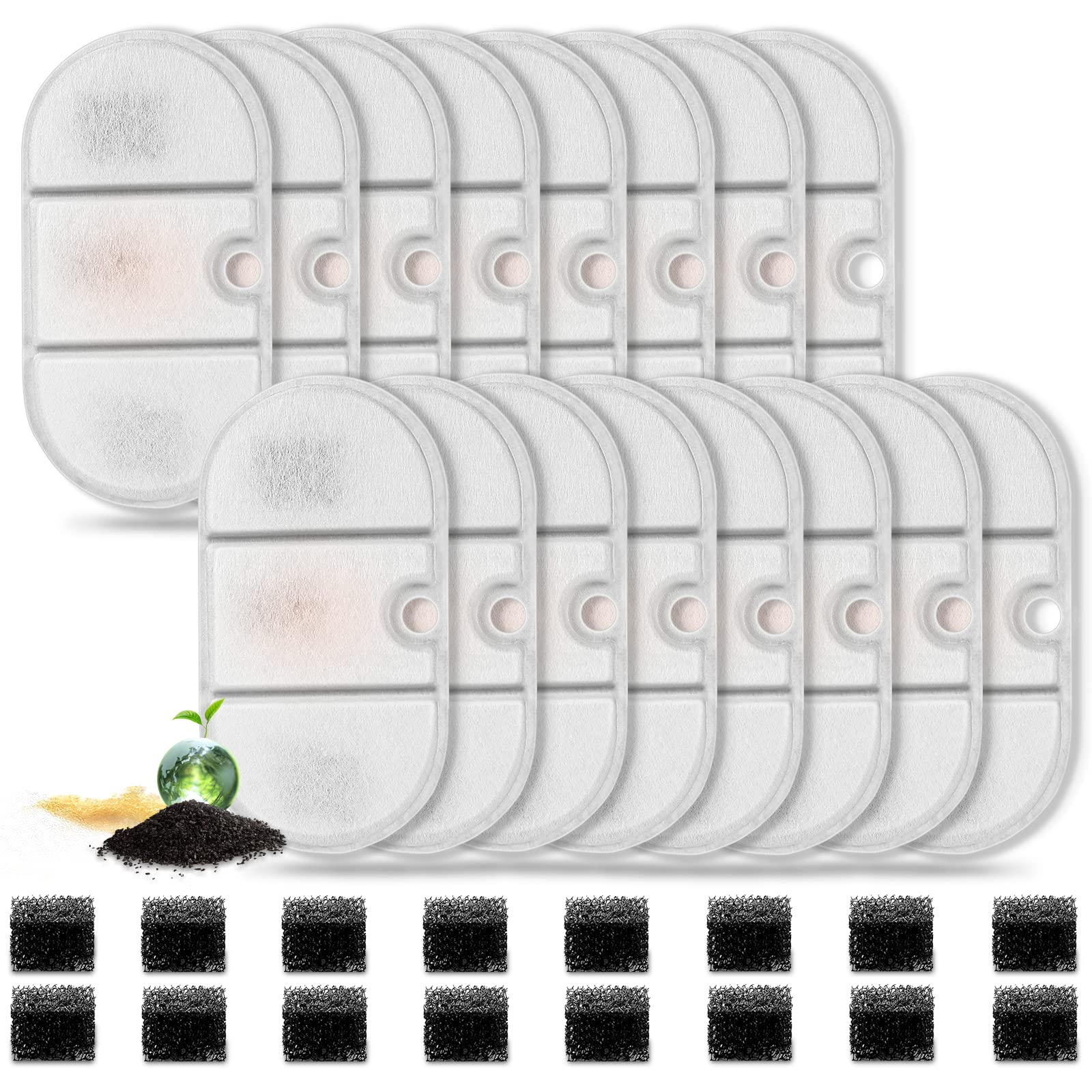 Cepheus 16-pack filters for PETLIBRO compatibility improve water purity.