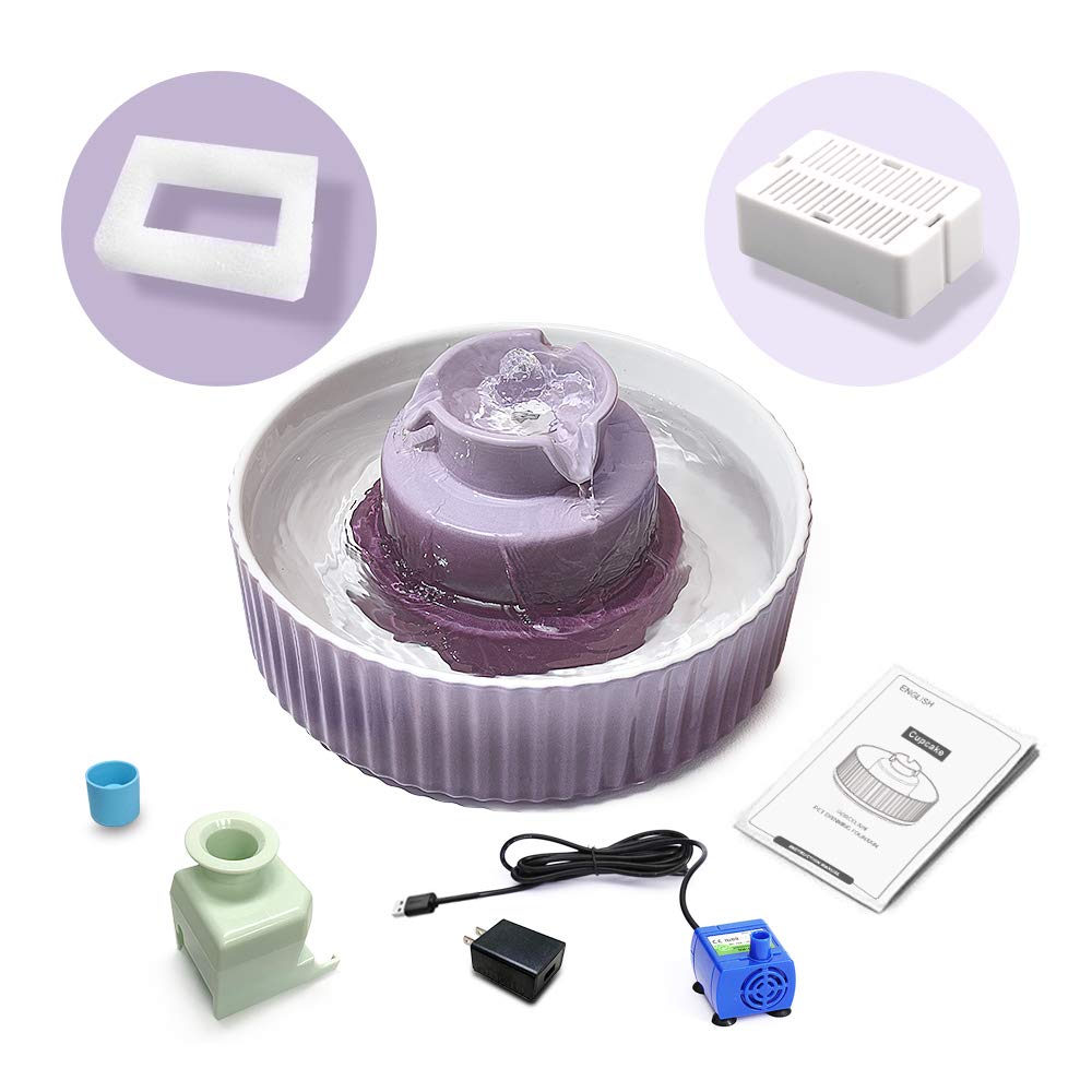 Cepheus cat fountain with 360-degree streams in a modern home for multi-pet hydration