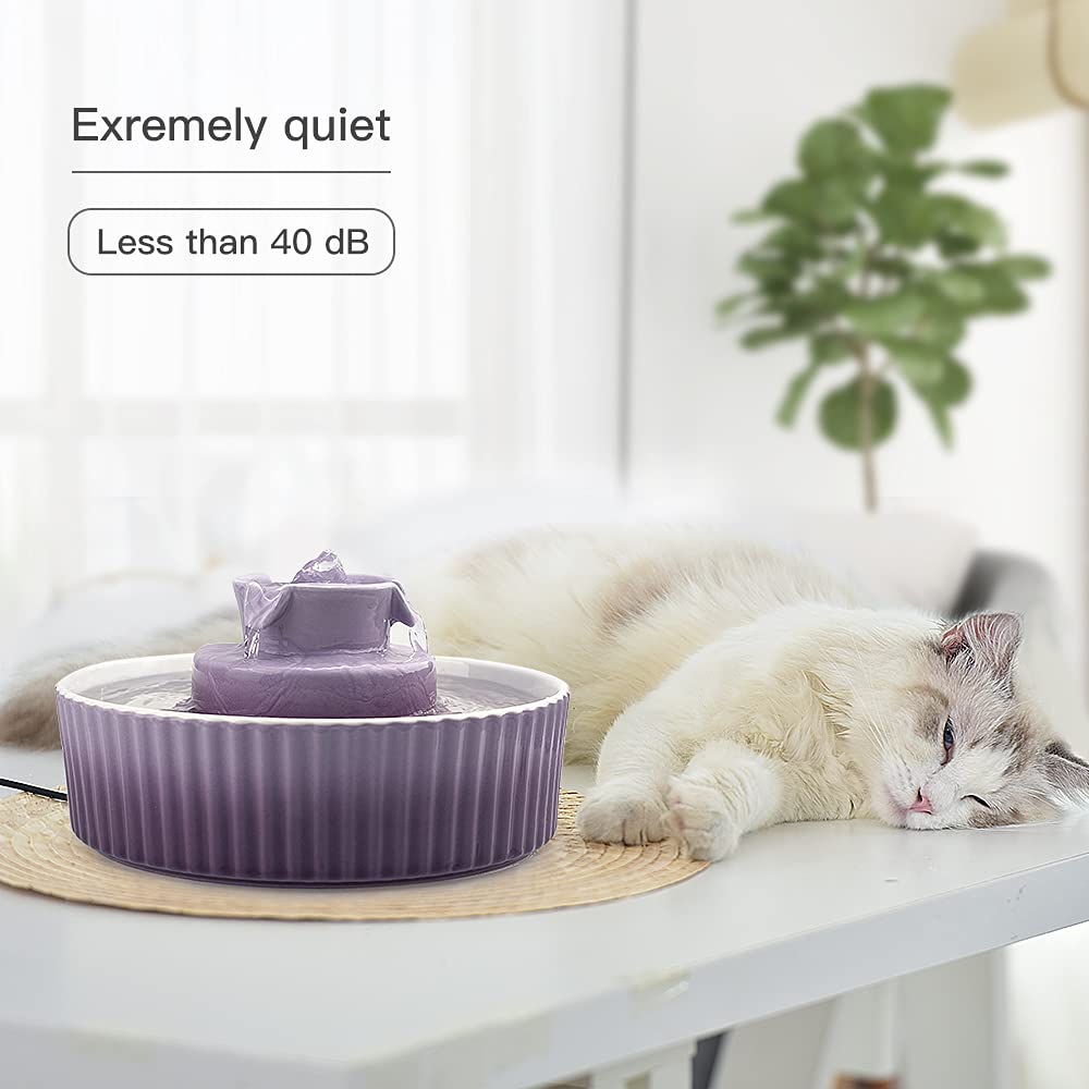 Cepheus ceramic purple design shown in a modern home setting for space-saving hydration