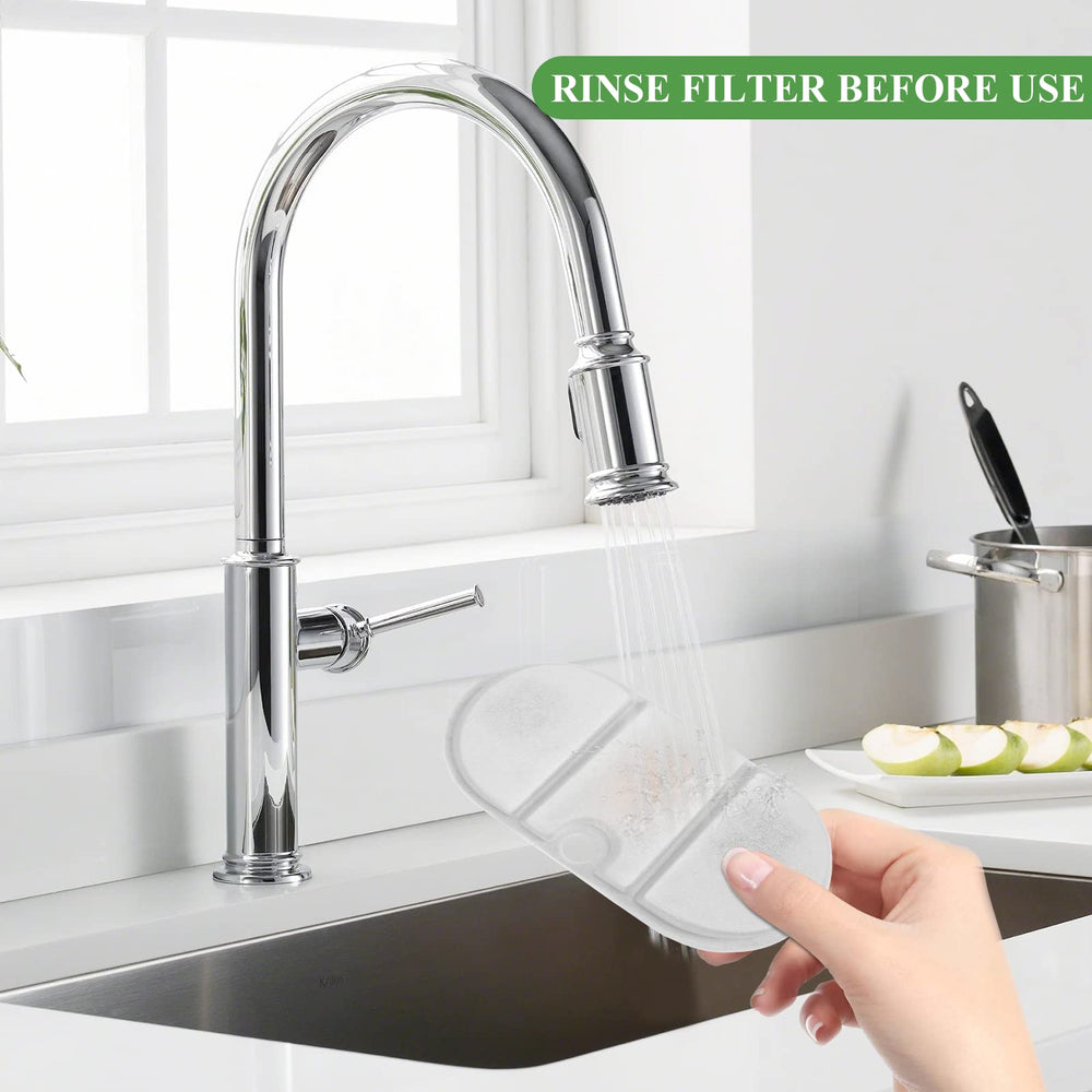 Cepheus soak and rinse tips ensure optimal filtration before first use.