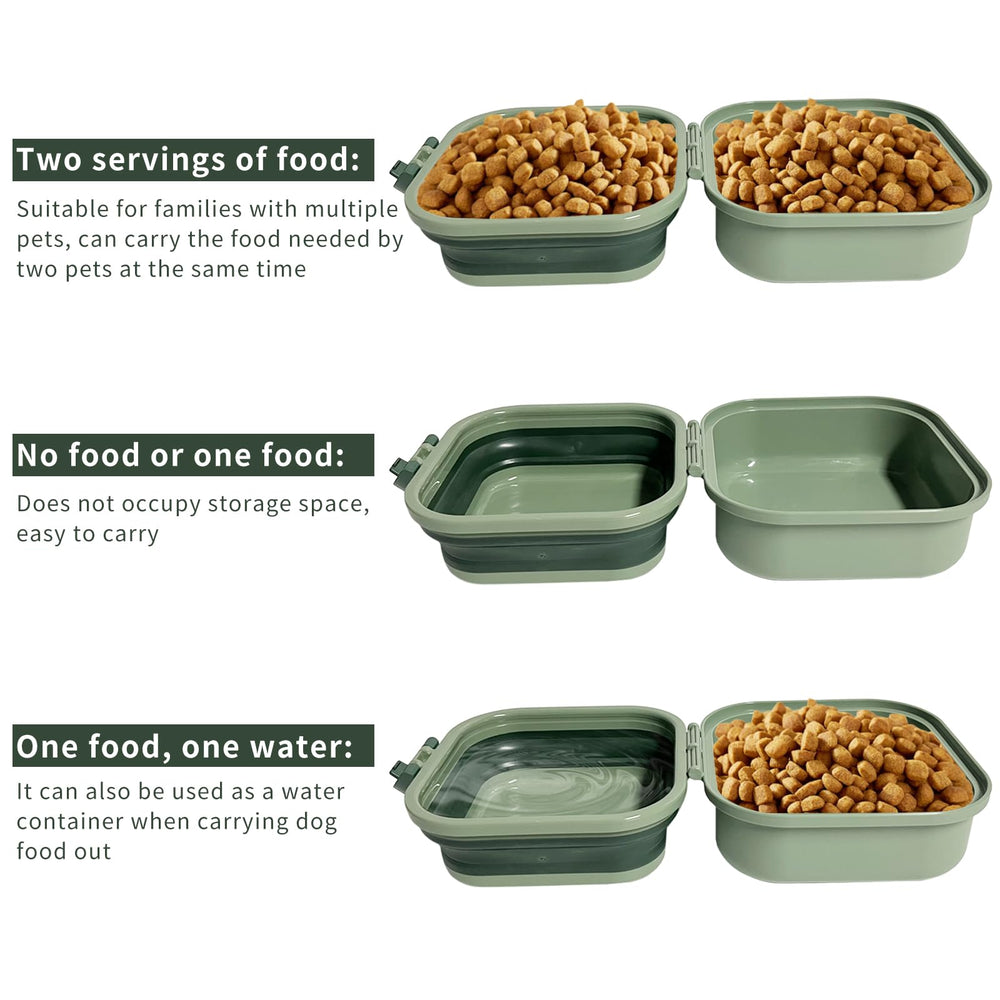 Cermug collapsible dog bowl travel-backpack shows lightweight, on-the-go convenience.