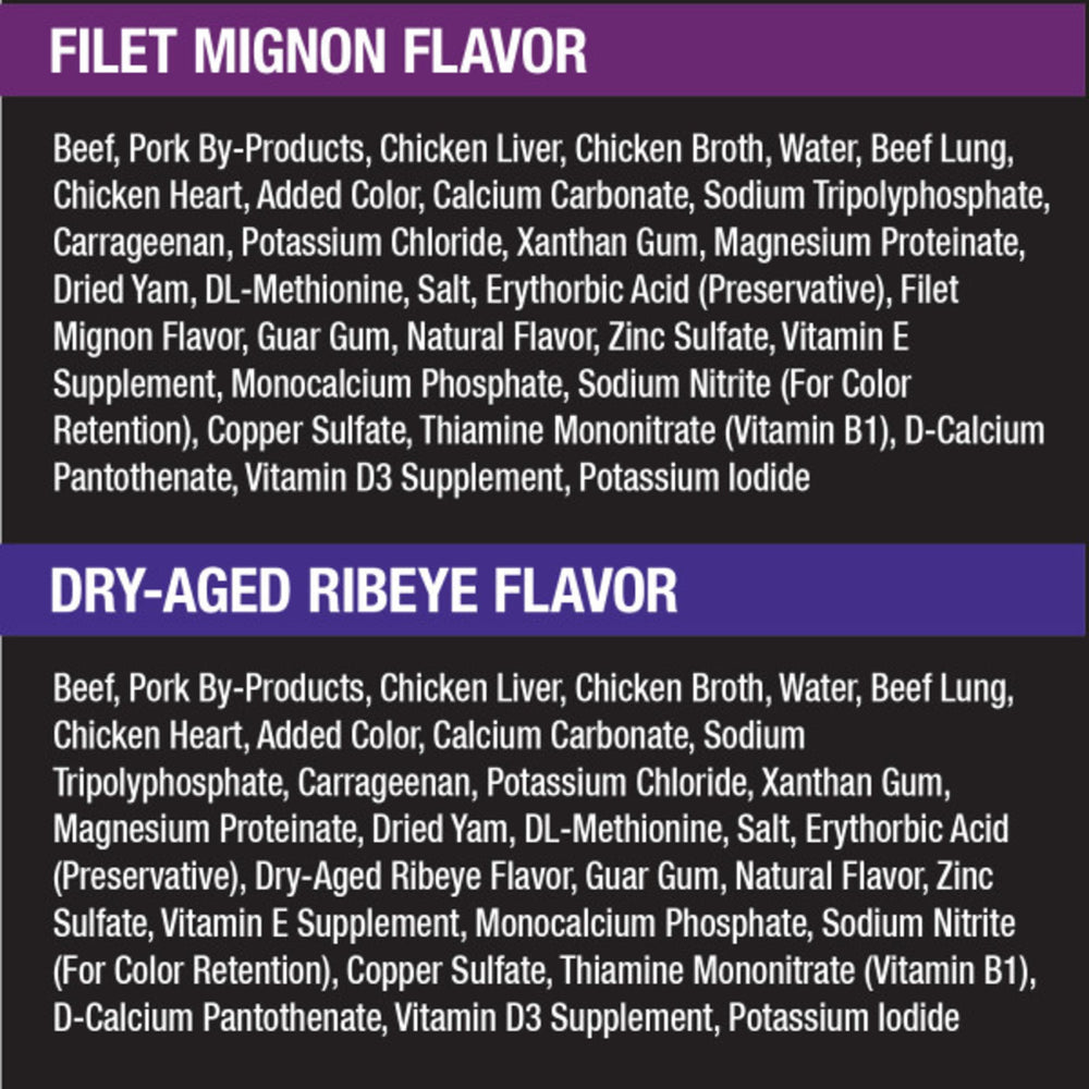 Cesar no-fillers no-artificial-flavors ingredients emphasize clean protein and simple goodness.
