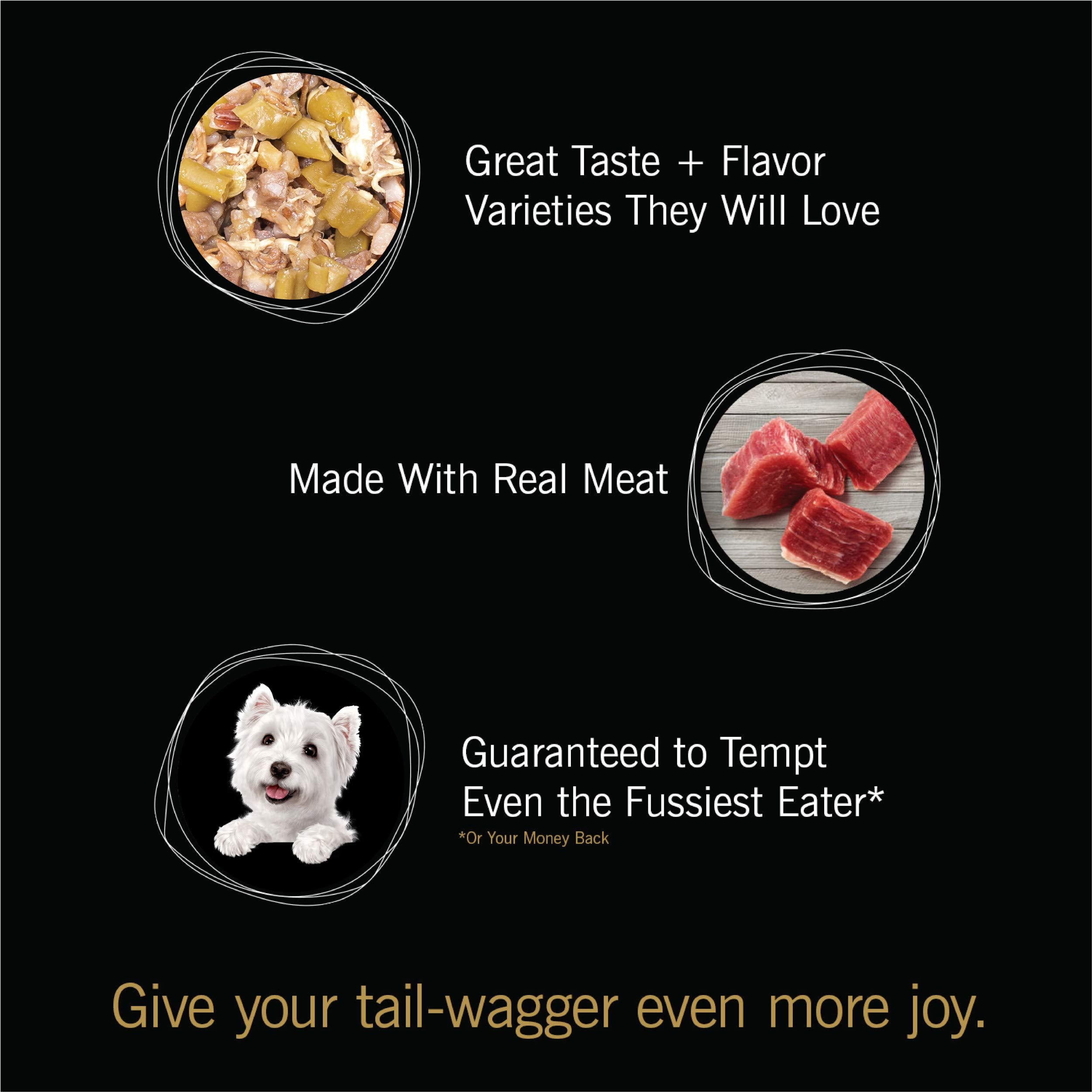 CESAR Simply Crafted serving bowl with toppers for quick meals.