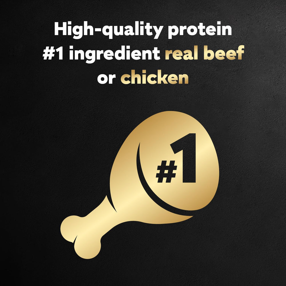 Cesar Wet Dog Food USA-made ingredients label close-up for quality